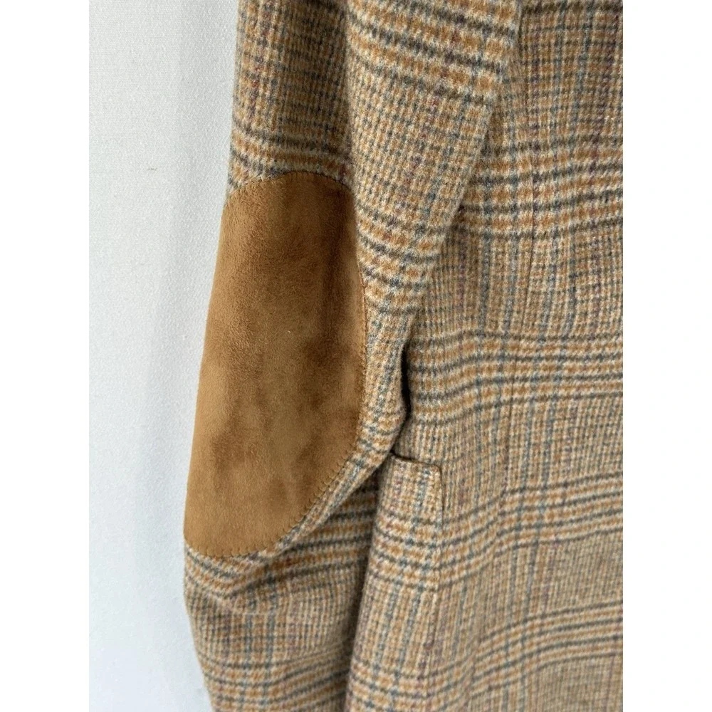 VTG Tweed Wool Blazer Sports Coat Ruby by Jaymar Men's Sz 42 Regular
